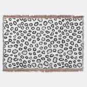 Minimale door sneeuwluipaarden geïnspireerde stipp deken (Voorkant)