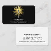 Minimale Dragonfly Professional Black Gold Visitekaartje (Voorkant / Achterkant)