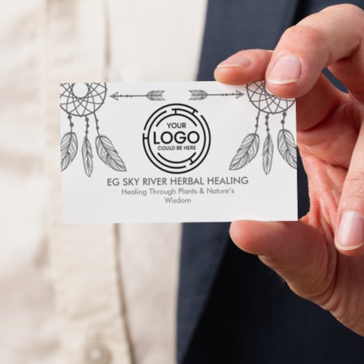 Minimale Dream-catchers, Veren, Pijlen Wellness Visitekaartje