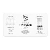 Minimale Dropper Fles Etiket Logo (Voorkant)