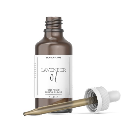 Minimale Dropper Fles Productlabels Etiket