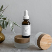 Minimale Dropper Fles Productlabels Etiket