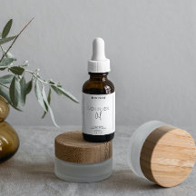 Minimale Dropper Fles Productlabels