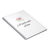Minimale 'Een klein briefje van liefde' Notitieboe Notitieboek (Rechterzijde)