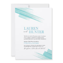 Minimale eenvoudige aqua-inktlijnen