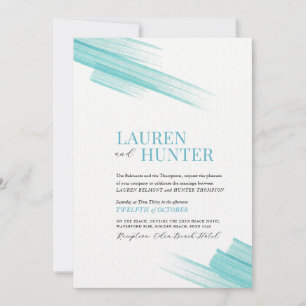 Minimale eenvoudige aqua-inktlijnen kaart