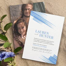 Minimale eenvoudige blauwe inktlijnen