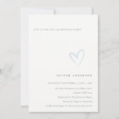 Minimale Eenvoudige Blauwe Warm Elke Leeftijd Uitn Bedankkaart (Voorkant)