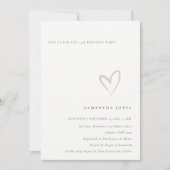 Minimale eenvoudige blinde hartslag elke zondag ui bedankkaart (Voorkant)