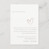 Minimale eenvoudige blinde ritsdetails voor script informatiekaartje (Voorkant)