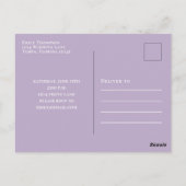 Minimale eenvoudige cocktail Party Moderne uitnodi Briefkaart (Achterkant)