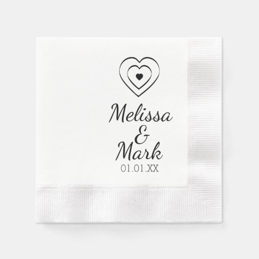 Minimale eenvoudige drievoudige handheld servet (Voorkant)