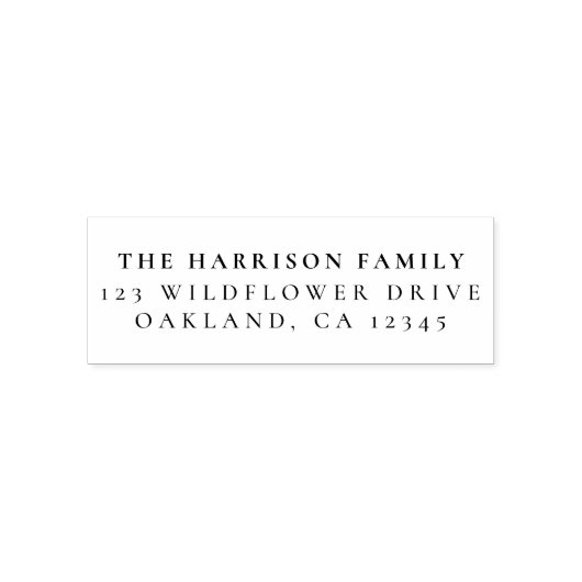 Minimale Eenvoudige, eenvoudige e-mailadressen Zelfinktende Stempel (Design)