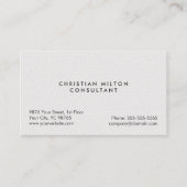 Minimale eenvoudige elegante elegante textuur — wi visitekaartje (Voorkant)