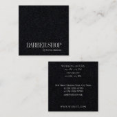 Minimale eenvoudige elegantie vierkante visitekaartje (Voorkant / Achterkant)