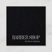 Minimale eenvoudige elegantie vierkante visitekaartje (Voorkant)