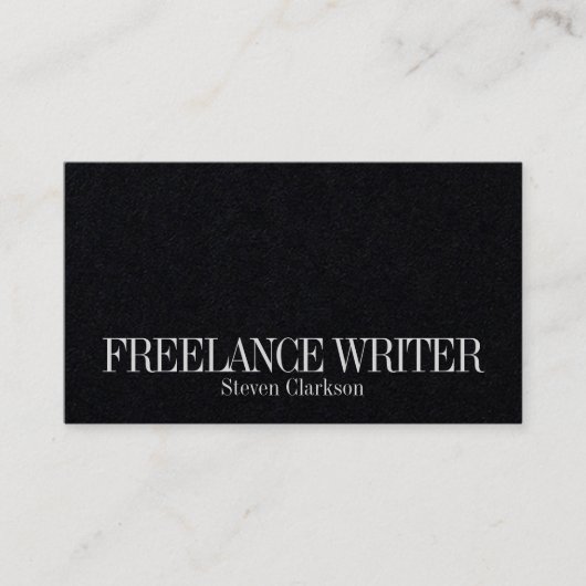 Minimale eenvoudige elegantie visitekaartje (Voorkant)