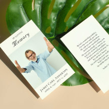 Minimale eenvoudige foto gedenkteken sympathie beg