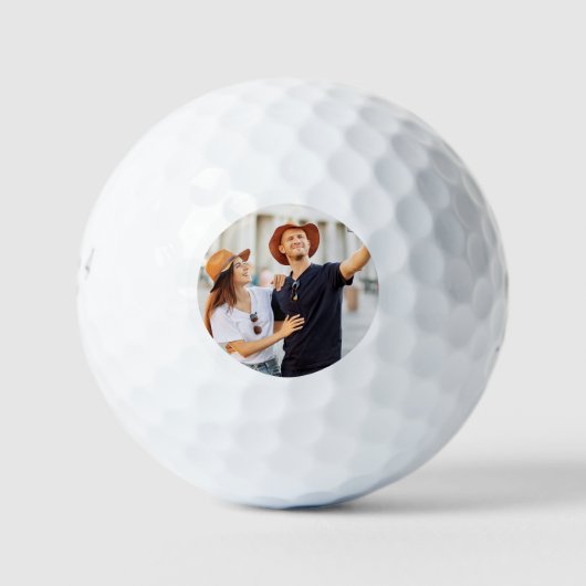 Minimale Eenvoudige Foto Golfballen (Voorkant)