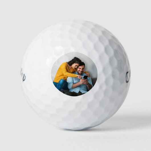 Minimale Eenvoudige Foto Golfballen (Voorkant)