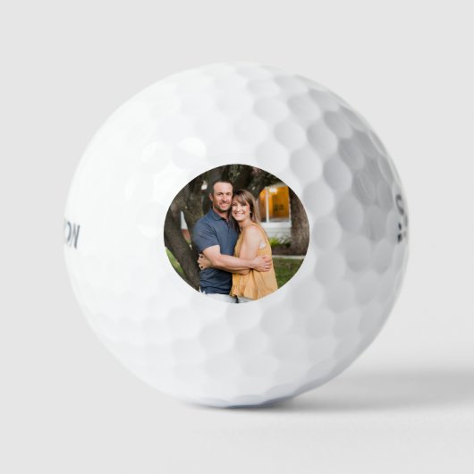 Minimale Eenvoudige Foto Golfballen (Voorkant)