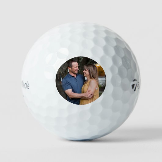Minimale Eenvoudige Foto Golfballen (Voorkant)