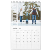 Minimale Eenvoudige Fotomaanden Cool Typografie Kalender (Feb 2026)