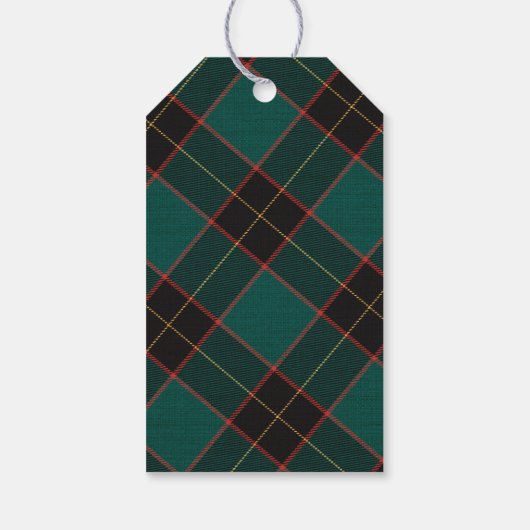 Minimale eenvoudige groene buffel gespeeld Vrolijk Cadeaulabel (Achterkant)