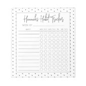 Minimale Eenvoudige handmatige handmatige handmati Notitieblok (Voorkant)