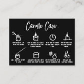 Minimale eenvoudige kaarszorg Hartelijk dank voor Informatiekaartje (Voorkant)