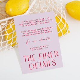 Minimale eenvoudige Kaart voor Paarse en magenta b