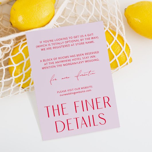 Minimale eenvoudige Kaart voor Paarse en magenta b