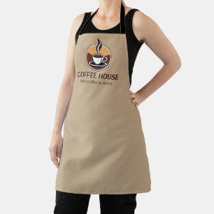 Minimale Eenvoudige Koffiewinkel Barista Schort