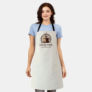 Minimale Eenvoudige Koffiewinkel Barista Schort