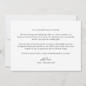 Minimale Eenvoudige Liefde & Bedankt met fotobruil