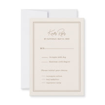 Minimale eenvoudige  Lijst respons Kaart