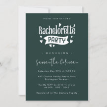 Minimale Eenvoudige Manuscript Modern Bachelorette