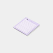 Minimale eenvoudige memolijn post-it® notes (Schuin)