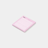 Minimale eenvoudige memolijn post-it® notes (Schuin)