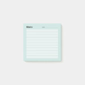Minimale eenvoudige memolijn post-it® notes (Voorkant)