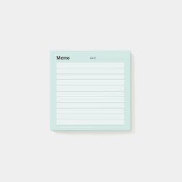 Minimale eenvoudige memolijn post-it® notes