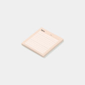 Minimale eenvoudige memolijn post-it® notes (Schuin)