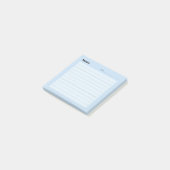 Minimale eenvoudige memolijn post-it® notes (Schuin)