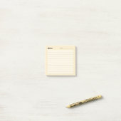 Minimale eenvoudige memolijn post-it® notes (Op bureau)