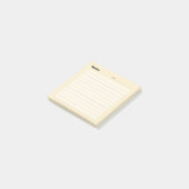 Minimale eenvoudige memolijn post-it® notes (Schuin)