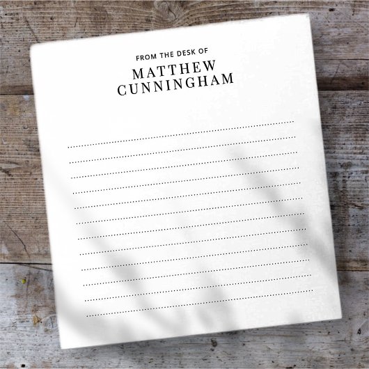 Minimale eenvoudige, moderne, persoonlijke, eenvou notitieblok