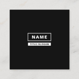 Minimale eenvoudige monochrome Visitekaartjes