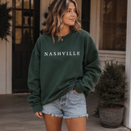 Minimale, eenvoudige Nashville-trui Trui