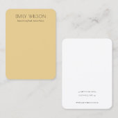 Minimale eenvoudige orkaangele, blanco juwelen visitekaartje (Voorkant / Achterkant)