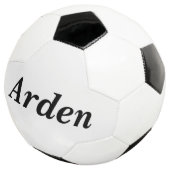 Minimale eenvoudige persoonlijke namen voetbal (Drie kwart)